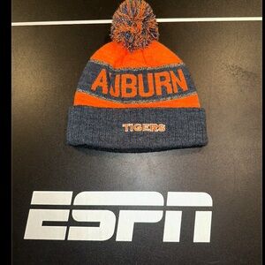 Auburn University Top of the World Fashion Knit Cuffed Beanie with Pom